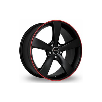 AVUS Racing AF10 10x21 5x130 ET50 matt black / red | Zboží Auto