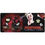 CurePink herní podložka na stůl Marvel Deadpoolpokračování příště 80 x 35 cm – Zboží Dáma