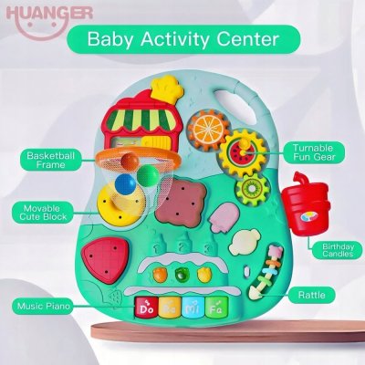 Bavytoy Chodítko stolek tyrkysové – Zboží Mobilmania