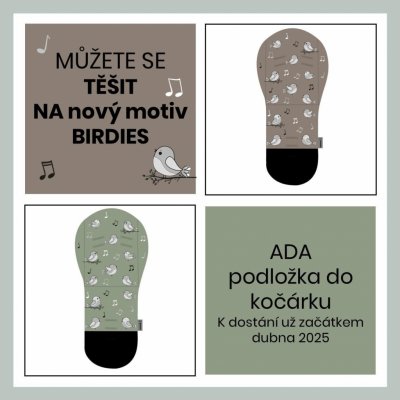 Bomimi ADA Podložka BIRDIES green – Zboží Dáma