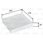 VALEO Filtr, vzduch v interiéru 715603 – Hledejceny.cz