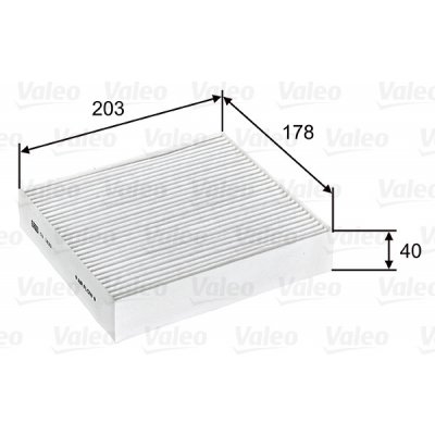 VALEO Filtr, vzduch v interiéru 715603 – Hledejceny.cz
