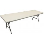 eKosik 468 Zahradní skládací stůl 242x76x74cm bílý – Hledejceny.cz