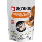 Ontario Cat Chicken and Pollock in Broth 80 g – Hledejceny.cz