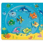 Woody Kruh Rybolov magnetická hra – Zboží Dáma