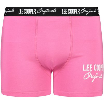 Lee Cooper pánské boxerky Printed růžová – Zboží Mobilmania