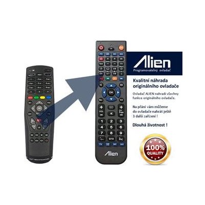 Dálkový ovladač Alien Dreambox 800 HD Se V2 – Zboží Živě