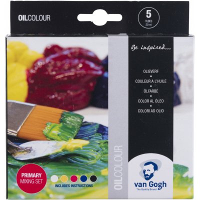 Van Gogh sada olejových barev základní odstíny 5 x 20 ml
