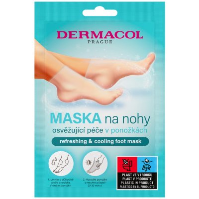 Dermacol Osvěžující maska na nohy v ponožkách – Zboží Mobilmania