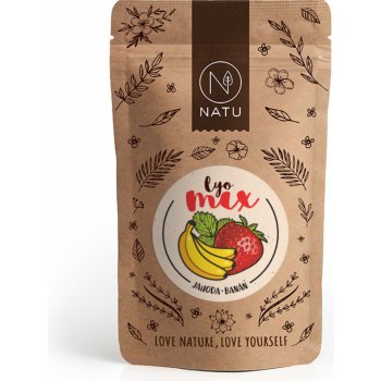 NATU Lyo mix jahoda a banán 40 g