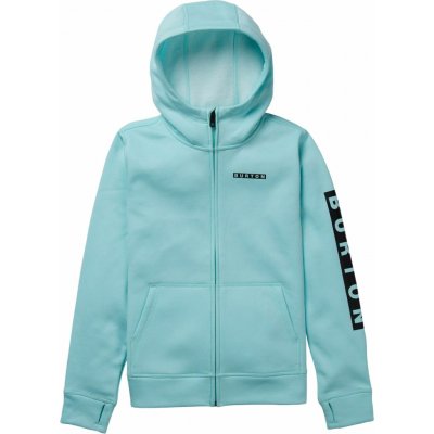 Burton Kids' Oak Full-Zip Hoodie light teal heather – Zboží Mobilmania