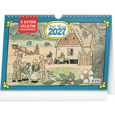 NOTIQUE stolní s extra velkým kalendáriem Josef Lada 30 × 21 cm 2027 – Hledejceny.cz