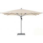 Glatz Profesionální slunečník Fortello, Glatz, čtvercový 350x350 cm (3,5x3,5 m), rám eloxovaný hliník, potah polyester 220 g/m2 off white – Hledejceny.cz