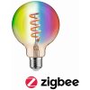 Žárovka Paulmann Filament 230V Smart Home Zigbee 3.0 LED Globe G95 E27 6,3W RGBW+ stmívatelné zlatá