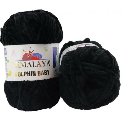 Himalaya příze Dolphin Baby 80311 černá – Zboží Dáma
