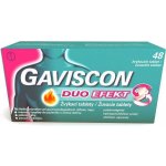 GAVISCON DUO EFEKT POR 250MG/106,5MG/187,5MG TBL MND 48 – Zboží Mobilmania