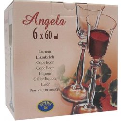 Crystalex sklenice na likér ANGELA 60ml 6ks