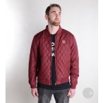 Urban Classics Diamond Quilt Nylon jacket burgundy – Zboží Mobilmania
