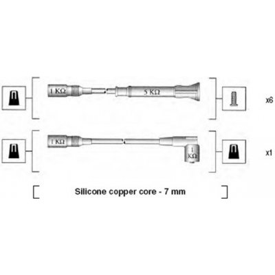 941075180556 MAGNETI MARELLI Sada kabelů pro zapalování – Zboží Mobilmania