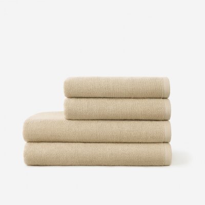 Goldea bavlněný froté ručník soft bez bordury béžový 50 x 100 cm – Zboží Dáma