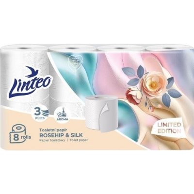 Linteo Rosehip & Silk 3-vrstvý 8 ks – Zboží Mobilmania