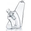 Vodní dýmky GRAV® skleněný Bong Wedge Bubbler 12 cm Čirá 12 cm