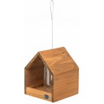 Trixie Natura Venkovní krmítko závěsné domek se silem 20 × 24 × 20 cm glazovaná borovice hnědá – Zboží Mobilmania