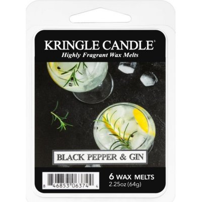 Kringle Candle Black Pepper & Gin Vonný Vosk 64 g – Zboží Mobilmania