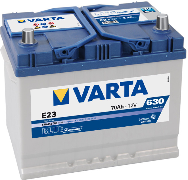 Varta E23 Blue Dynamic 570 412 063 Autobatterie 70Ah