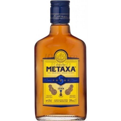 Metaxa 5* 38% 0,5 l (holá láhev) – Hledejceny.cz