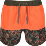 Regatta dětské kraťasy SERGIO oranžová/khaki – Sleviste.cz