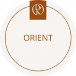 Davídkovo koření Etiketa Orient béžová průměr 4,5 cm 1 ks – Zbozi.Blesk.cz