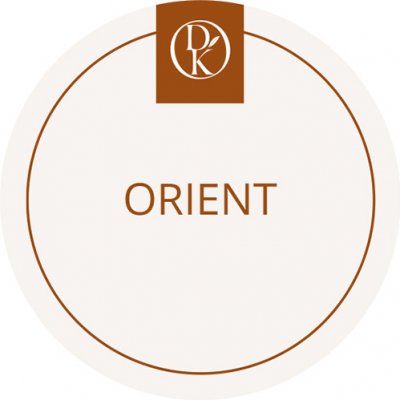 Davídkovo koření Etiketa Orient béžová průměr 4,5 cm 1 ks – Zbozi.Blesk.cz