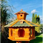 Darlux Ptačí budka dřevěná velikost XXL možno dokoupit trojnohý stojan zelená – Hledejceny.cz