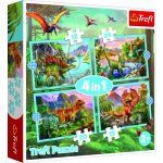 Trefl 4v1 Unikátní dinosauři 28,5x20,5cm v krabici 28x28x6cm – Hledejceny.cz