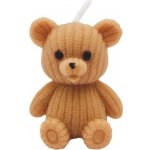 Svíčka medvídek 42 x 36 x 26 mm - Cakesicq – Zbozi.Blesk.cz