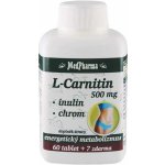 MedPharma L-Carnitin 500 mg+Inulin+Chrom 67 tablet – Hledejceny.cz
