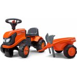 FALK 260C Baby Kubota ride on traktor s přívěsem hrábě & lopata – Sleviste.cz