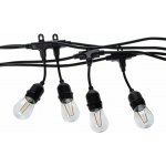 Eko-Light Venkovní světelný řetěz Garlanda černý IP44 10 m 10 světel. EKO6925 – Hledejceny.cz
