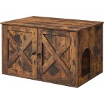 VASAGLE Skříňka na kočičí toaletu 80 x 49 x 53 cm – Zboží Dáma