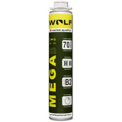 Wolf swiss quality Montážní pěna Mega Pistolová Nízkoexpanzní 870 ml