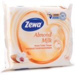 ZEWA Almond Milk vlhčený bílý 42 ubrousků – Zboží Mobilmania