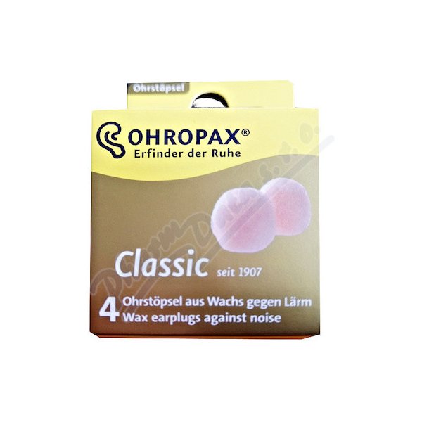 Pracovní sluchátka Ohropax Classic 4 ks