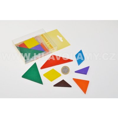 Levný hlavolam Tangram v euroobalu oranžový – Zboží Dáma