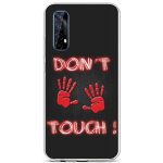 Pouzdro TopQ Realme 7 silikon Don't Touch Red – Zboží Živě