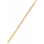 Dřevěné špejle hrocené 25 cm, pr. 3 mm (100 ks) – Hledejceny.cz