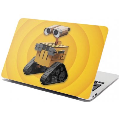Sablio Samolepka na notebook Wall-E robot Žlutý - 29x20 cm – Zboží Mobilmania