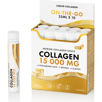 Swedish Gold Collagen 15,000mg bez cukru 25 ml x 10 ks – Hledejceny.cz