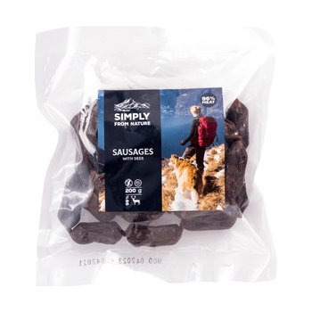 SIMPLY FROM NATURE Klobásky s jelením masem 3 x 200 g