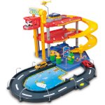 Bburago Street Fire Street Parking Playset garáž s dvoma autami – Sleviste.cz